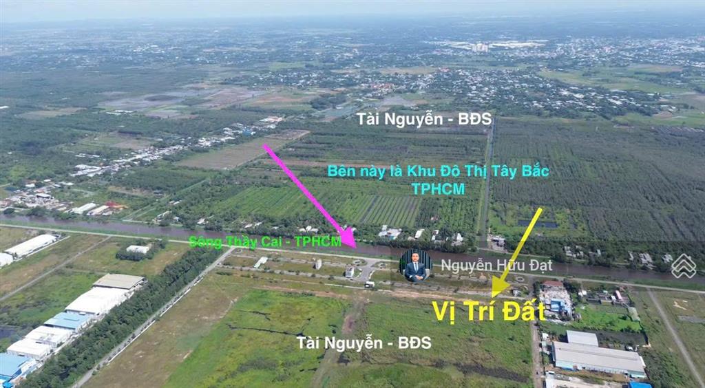 Bán lô 5x17,2m đối diện vinhomes củ chi 2 mặt tiền, lk kcn đức hòa tiện kinh doanh buôn bán xây trọ