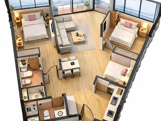 Căn 2 pn hot nhất dự án sun cora tower  a2.1x.11 73m2  50tr/m2