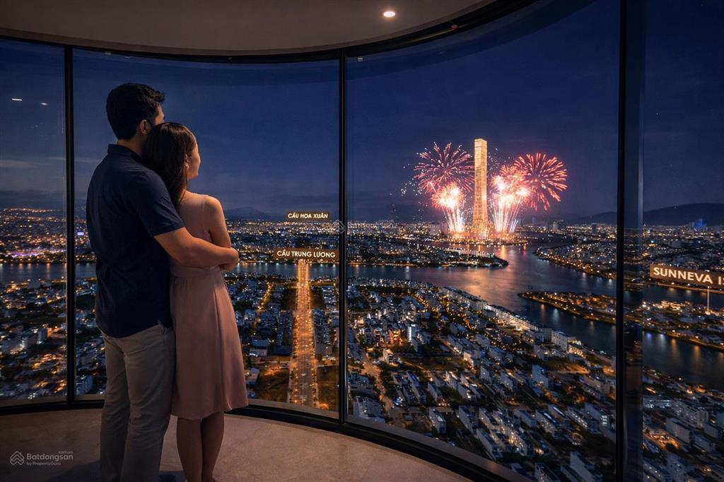 Căn 3pn đẹp nhất dự án sun fours tower  view ngắm trọn tttp, pháo hoa diff
