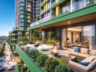 Căn 2pn sân vườn giá tốt nhất dự án sun fours tower  chiết khấu lên đến 26%