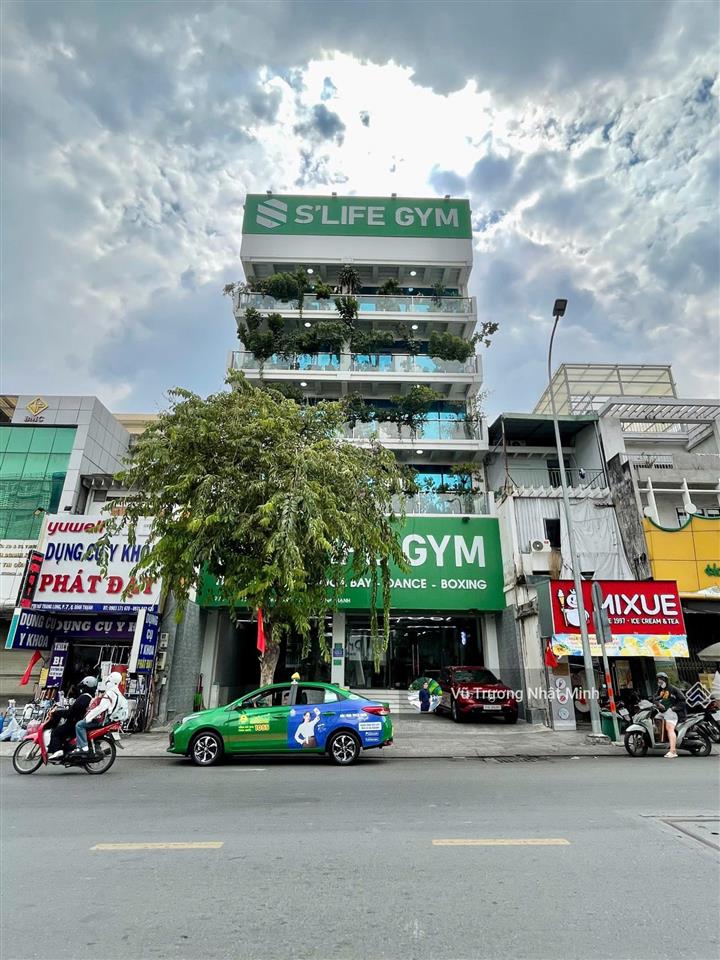 Tòa nhà mt 7 nơ trang long, bình thạnh 300m2 (12 x 22) 1 hầm 7 tầng hđt 220 triệu  bán 75 tỷ