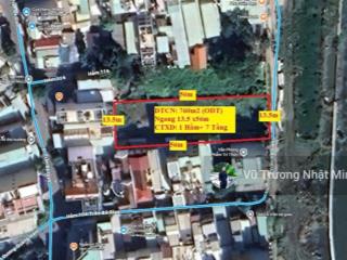 Bán lô đất trực diện sông vàm thuật, gò vấp 760m2 (13.5 x 56m) có gpxd hầm 7 tầng