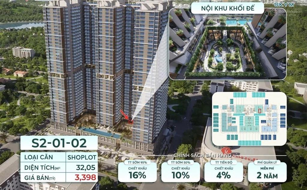 Hàng ngoại giao căn khối đế giá 2,9 tỷ, cho thuê 15tr/th dự án sky m hạ long