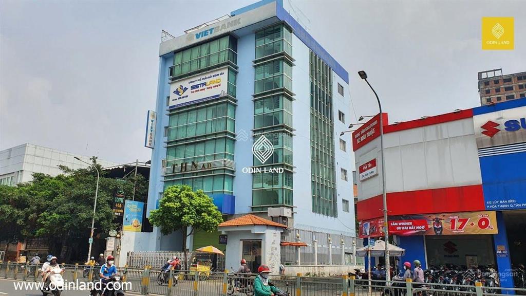 Bán tòa nhà ngân hàng góc 2mt lê văn quới, bình tân  15x25m hầm+8 tầng. hđt 220tr/th giá 92 tỷ