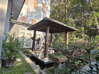 Siêu thiên nhiên  biệt thự vườn phổ quang, p9, phú nhuận  ngang 10 x 20m  hầm + 3t, st  60 tỷ