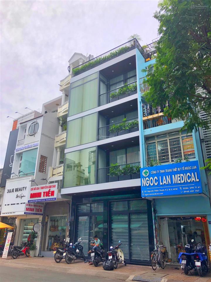 Siêu phẩm  bán mặt tiền trần nhật duật, tân định, quận 1 ngang 5x16m 4 tầng, thang máy 27.5 tỷ