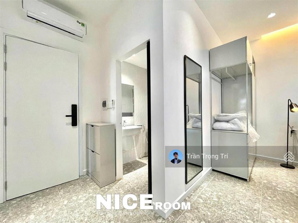 Cho thuê căn hộ studio mới 100%, ban công, đầy đủ ánh sáng ngay ngô tất tố, bình thạnh