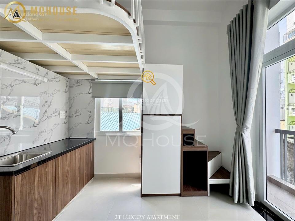 Cho thuê căn hộ duplex ngay điện biên phủ, đầy đủ nội thất gần hutech, uef, hiu