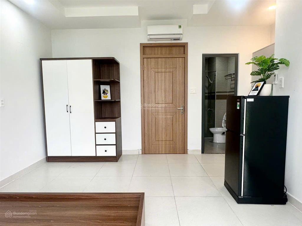 Studio full nội thất khu đặng thùy trâm | có ban công, cửa sổ | gần cầu thủ thiêm