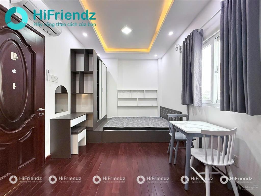 Cho thuê căn hộ studio, thiết kế đẹp, cửa sổ thoáng, gần nguyễn hữu cảnh, landmark81