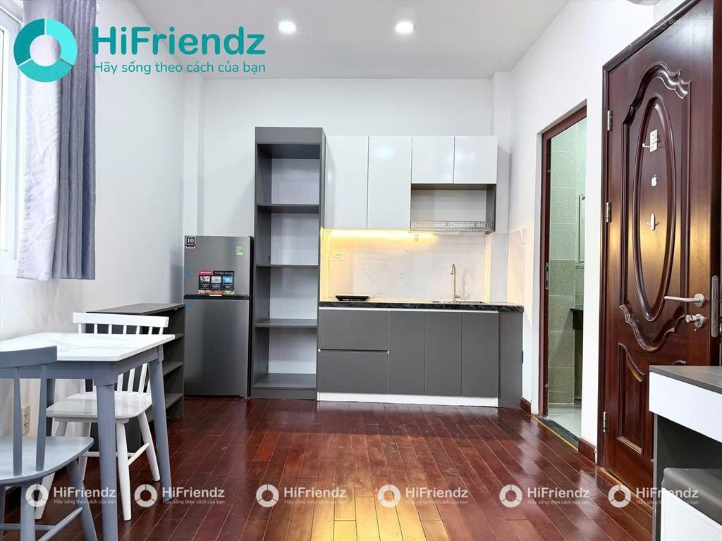Cho thuê căn hộ studio, thiết kế đẹp, cửa sổ thoáng, gần nguyễn hữu cảnh, landmark81