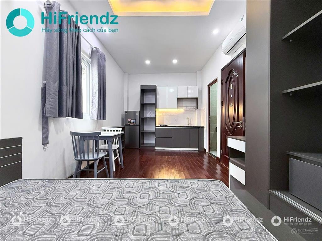 Cho thuê căn hộ studio, thiết kế đẹp, cửa sổ thoáng, gần nguyễn hữu cảnh, landmark81