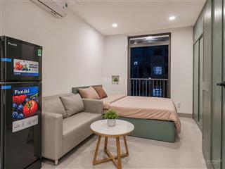 Khai trương căn hộ studio, ban công, full nội thất mới 100% gần cầu bông gần quận 1