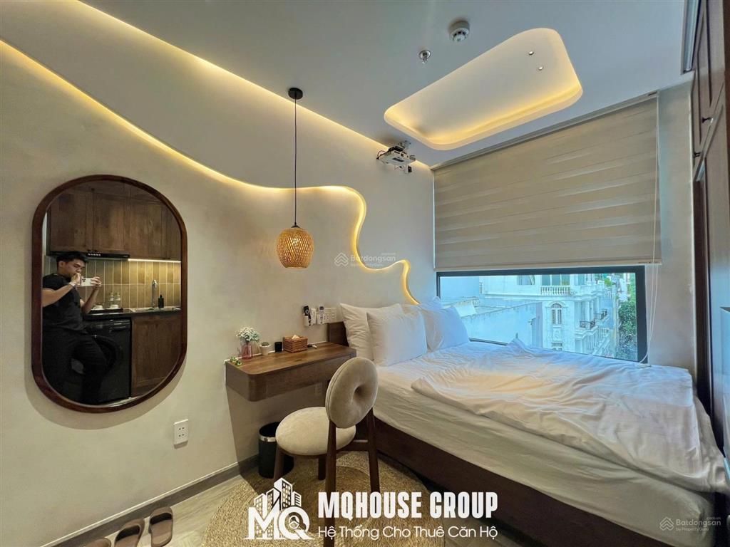 Khai trương căn hộ studio cao cấp, máy giặt riêng, hầm xe, thang máy, gần nguyễn xí