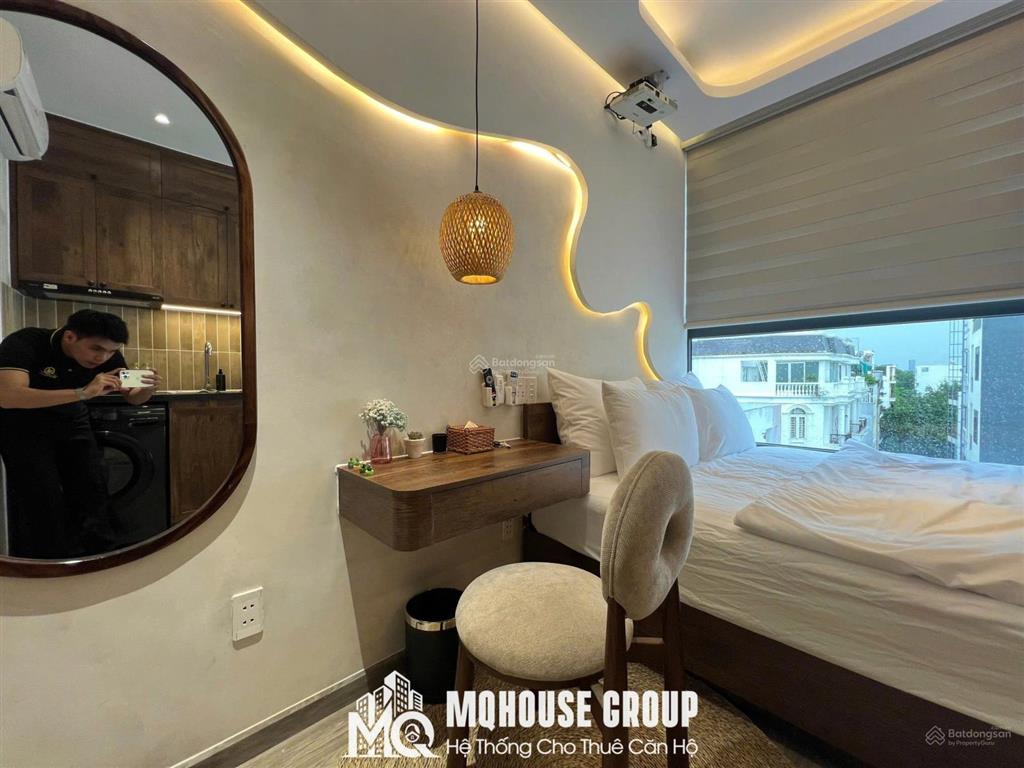 Khai trương căn hộ studio cao cấp, máy giặt riêng, hầm xe, thang máy, gần nguyễn xí
