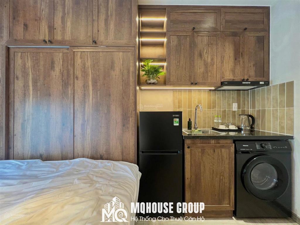 Khai trương căn hộ studio cao cấp, máy giặt riêng, hầm xe, thang máy, gần nguyễn xí