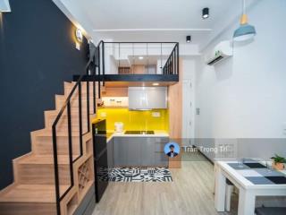 Khai trương hệ thống duplex mới ngay ngã tư hàng xanh, full nội thất, bảo vệ 24/7, cửa sổ, ban công