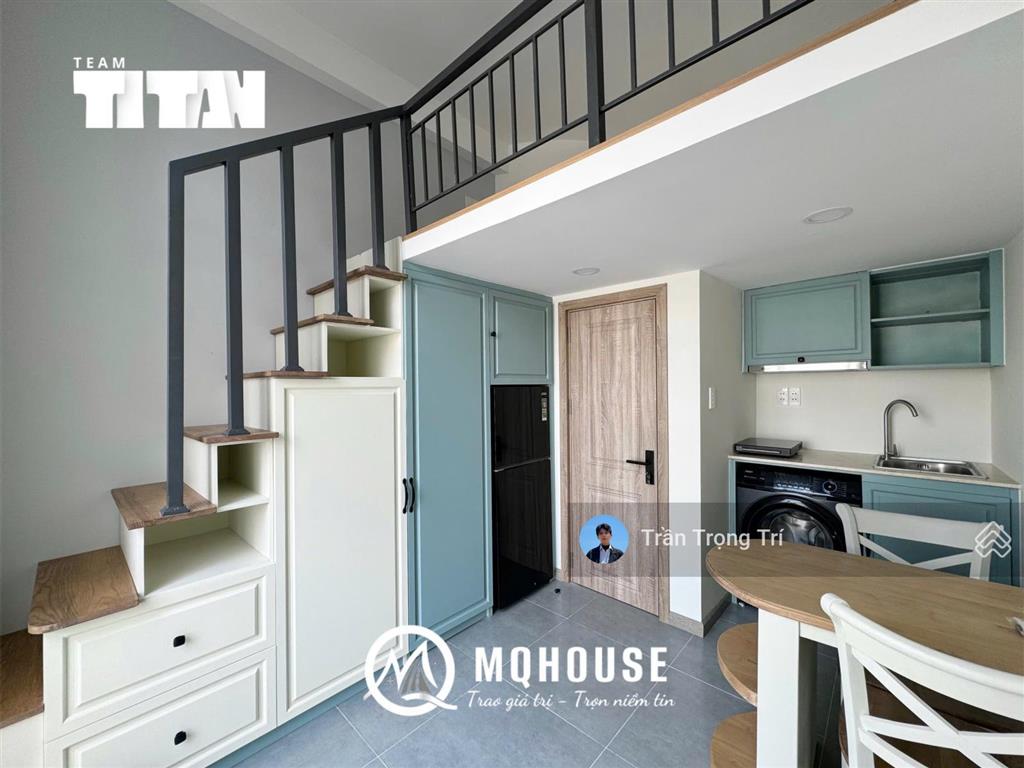 Khai trương căn hộ duplex cao cấp gần đại học hutech, full nội thất, máy giặt riêng
