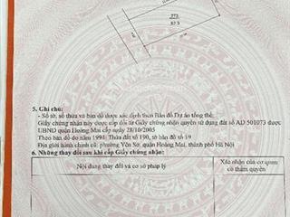 Yên duyên, 2 mặt oto thông,view hồ,view phố.dt 56m2, mt 4.6m. giá chào 18.5tỷ