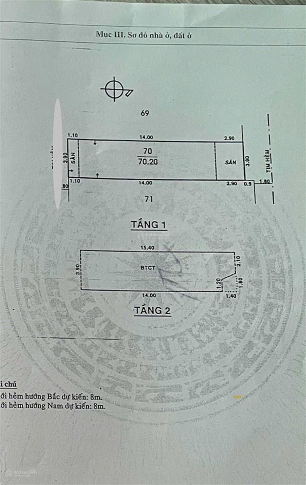 Vườn lài 2 mặt hẻm thông thoáng gần chợ vải phú thọ hòa 72m chỉ 6.9 tỷ