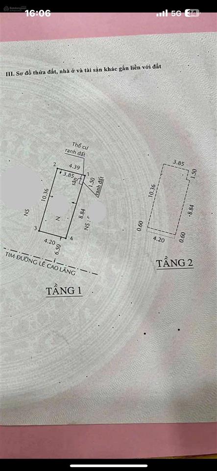 6,5 tỷ võ văn dũng, tân phú mặt tiền đường 16m có lề 1,5m, đặc biệt 1 căn hiếm có không có căn 2