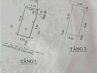 6,5 tỷ võ văn dũng, tân phú mặt tiền đường 16m có lề 1,5m, đặc biệt 1 căn hiếm có không có căn 2