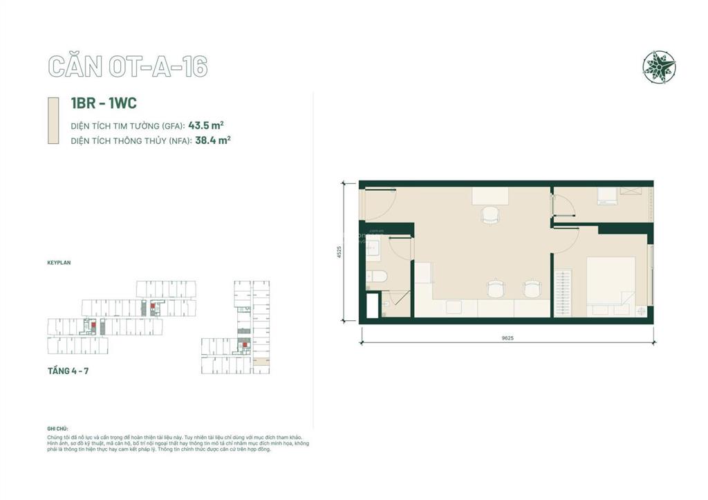 Chỉ 225tr công chứng sang tên officetel sở hữu lâu dài, vừa ở vừa làm vp, hưởng full ck ưu đãi cđt
