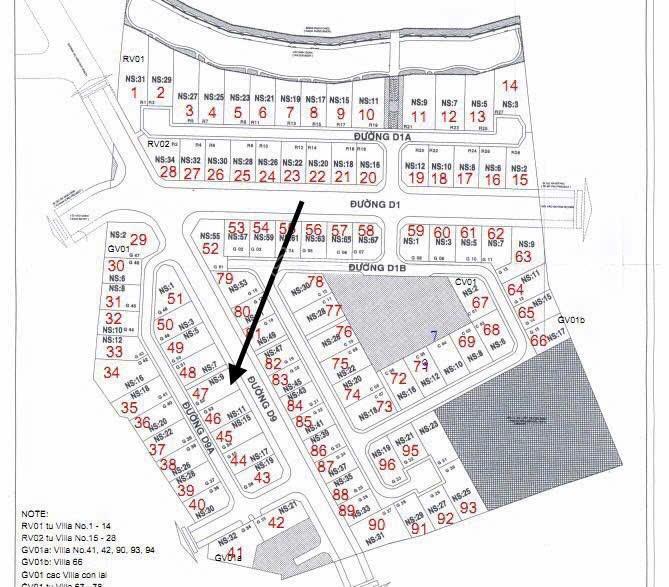 Bán biệt thự riviera cove, hai mặt tiền trước sau, dt 495m2 giá 55 tỷ thương lượng