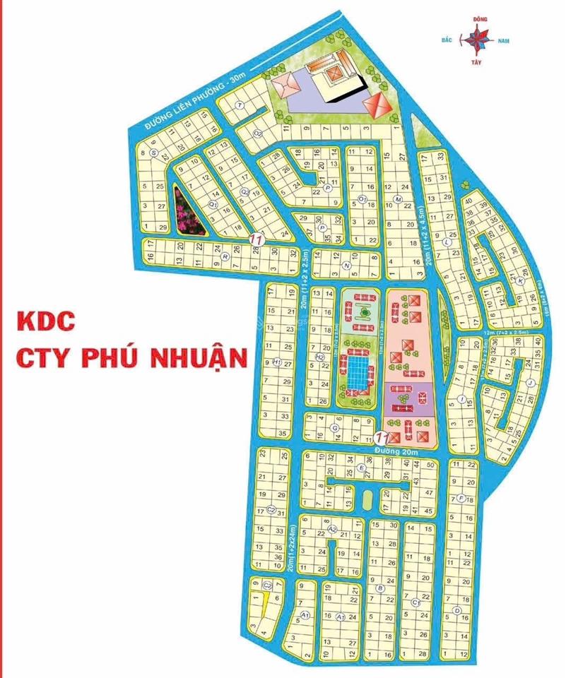 Bán đất nền dự án kdc phú nhuận  70 triệu/m2, dt 300m2(15x20), tốt, giá siêu hời