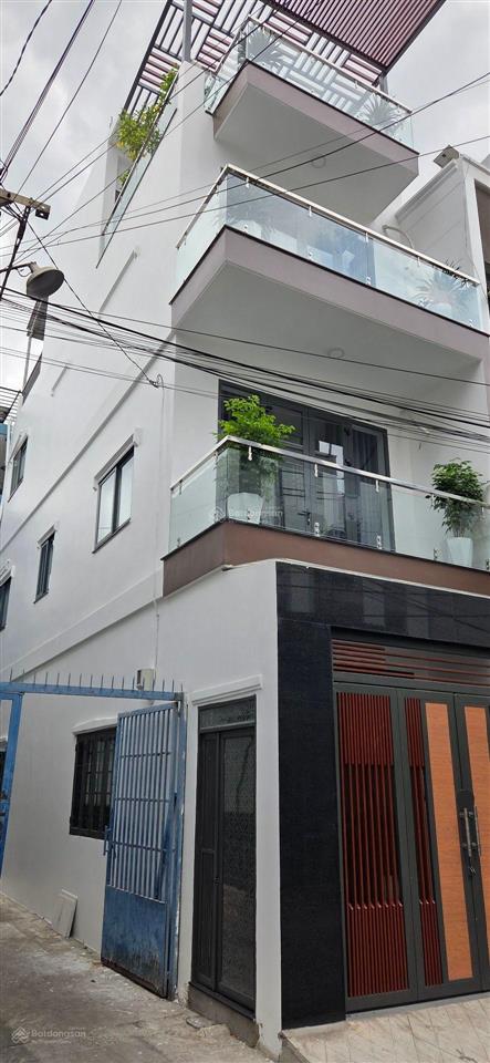 Bán nhà 4 tầng 54m2 đường hoà bình hẻm xe tải thông