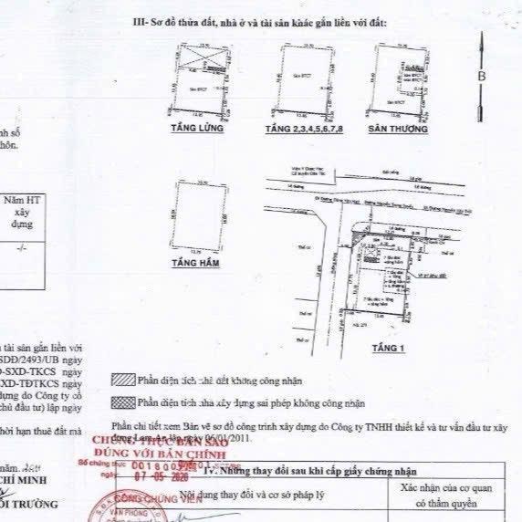 Toà nhà góc 2mt (17.5mx25m) hầm 10 tầng, hđ thuê 400tr/tháng  chỉ 105 tỷ! pháp lý cá nhân