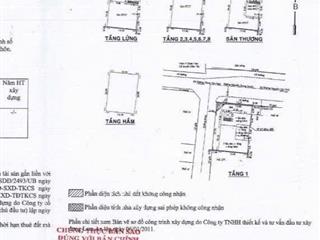 Toà nhà góc 2mt (17.5mx25m) hầm 10 tầng, hđ thuê 400tr/tháng  chỉ 105 tỷ! pháp lý cá nhân