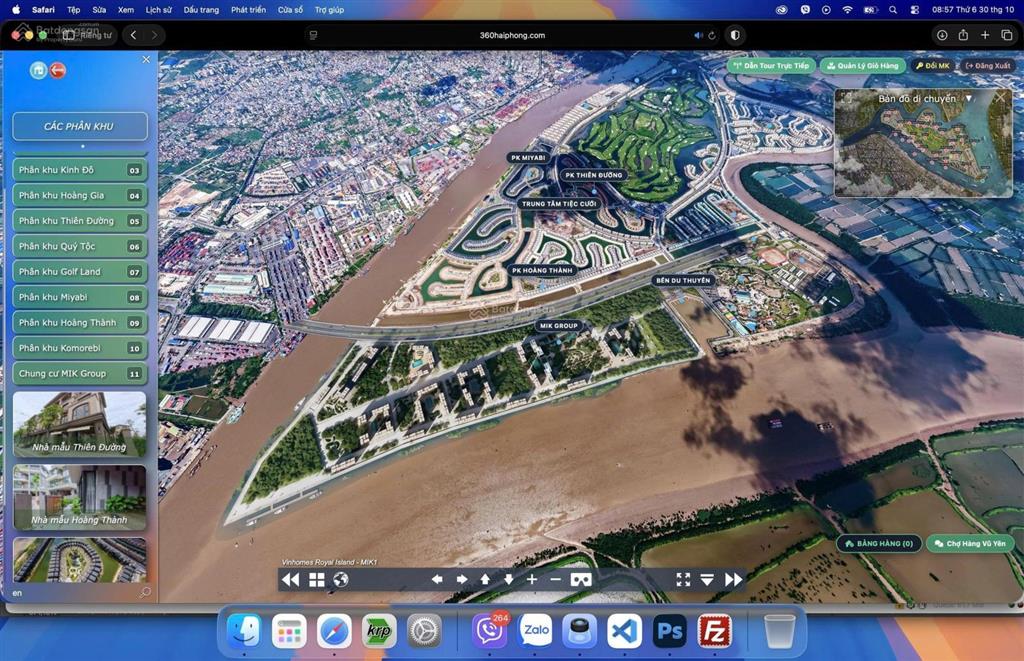 Lần đầu tiên tại hải phòng có chung cư cao cấp ven sông cấm tầm view riêng giá chỉ 1,x tỉ