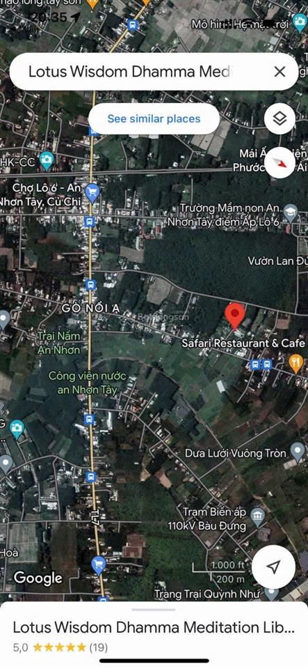 Chính chỉ bán lô đất đẹp 2197m2 (29x76m) xã an nhơn tây, củ chi giá đầu tư 7.8 tỷ