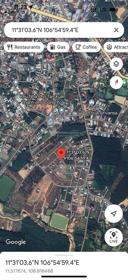 Bán lô đất đẹp (dt9.1x20m) khu dân cư qnbd 16 tân xuân, đồng xoài, bình phước.