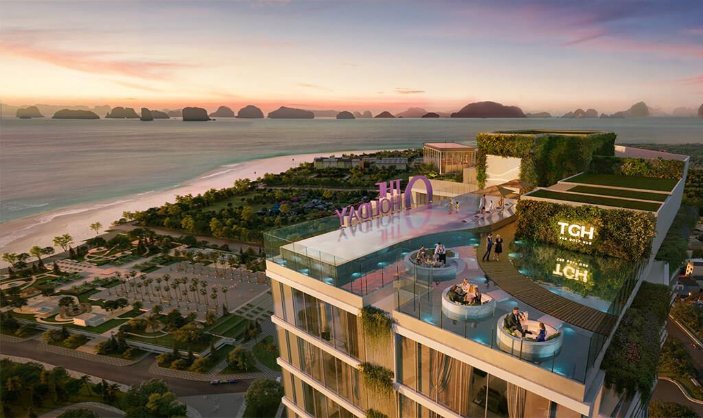 Giá 2 tỷ 2 căn hộ cao cấp mặt biển view pháo hoa nằm ngay phố đi bộ hạ long kinh doanh được luôn