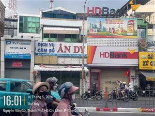 Tin thật 100% giá 366tr/m2 bán gấp 2mt nguyễn văn cừ.q.1.dt5.3x20m. cn 108.7m2.4 tầng.giá 40 tỷ