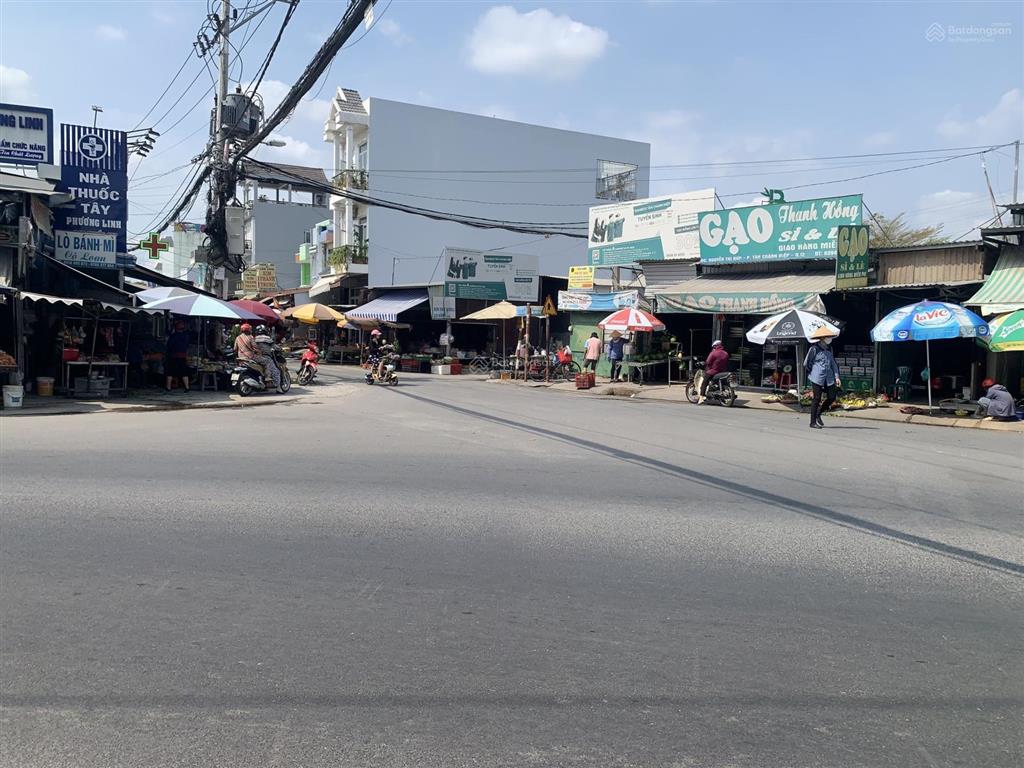 Căn góc 2 mặt tiền chợ 10x20 tch3 ngay nguyễn thị búp