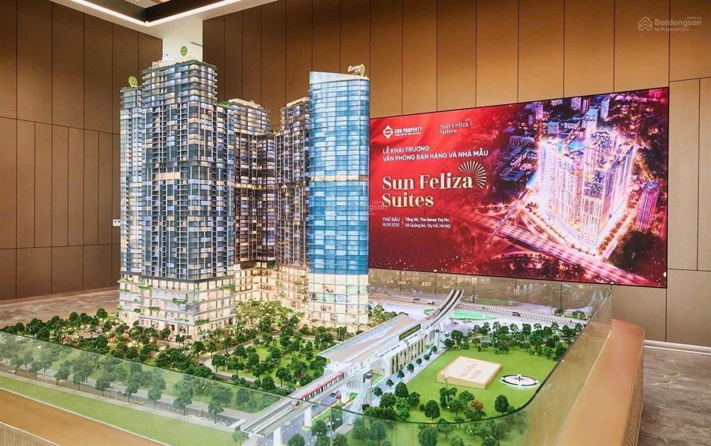 Sở hữu căn hộ 2pn  76m²  chung cư vip nhất cầu giấy  sun feliza suites  giá cđt chỉ 13,x tỷ