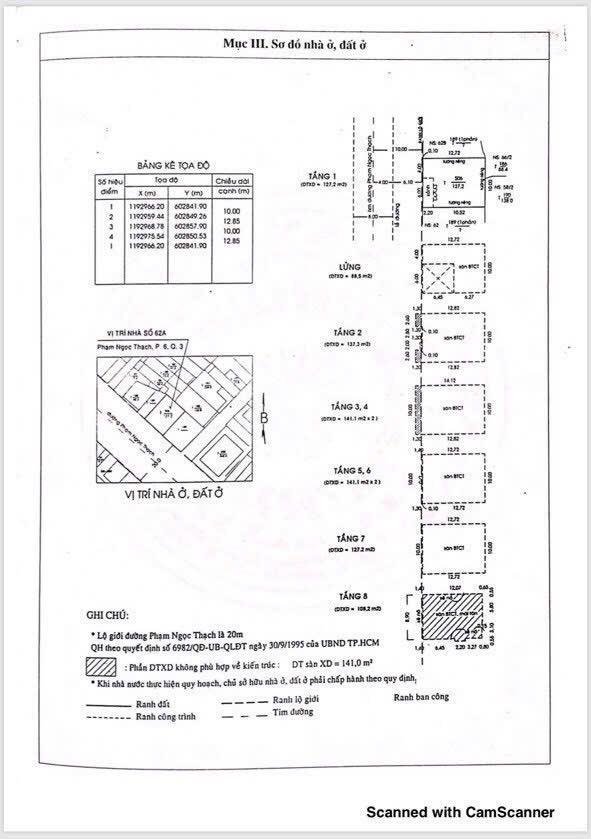 Bán toà nhà phạm ngọc thạch quận 3 ngang 10m hầm 8 tầng dts 1011,2m2 hđt 320tr/tháng giá 109 tỷ