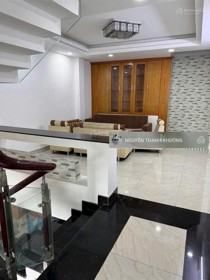 Cho thuê nhà hẻm xe hơi (đường số 28) lê đức thọ  gần chợ an nhơn  1 lửng 3 lầu p6gv