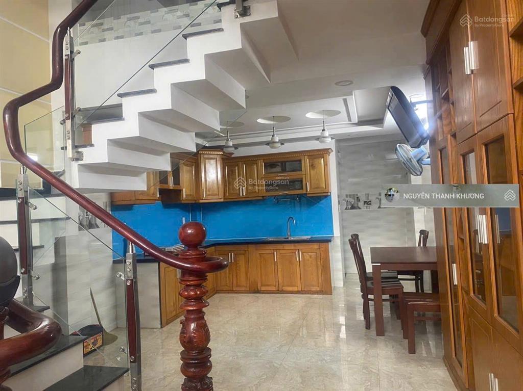 Cho thuê nhà hẻm xe hơi (đường số 28) lê đức thọ  gần chợ an nhơn  1 lửng 3 lầu p6gv