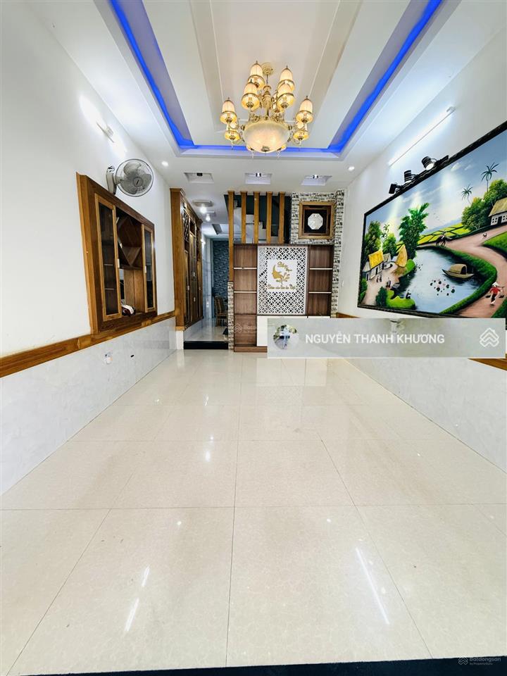 Cho thuê nhà hẻm xe tải (nguyễn văn lượng) gần lotte mart  3 lầu  st