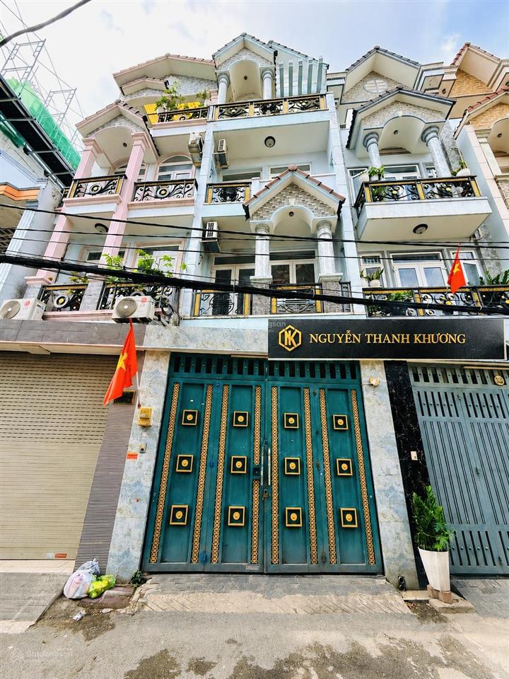 Cho thuê nhà hẻm xe tải (nguyễn văn lượng) gần lotte mart  3 lầu  st