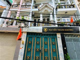 Cho thuê nhà hẻm xe tải (nguyễn văn lượng) gần lotte mart  3 lầu  st