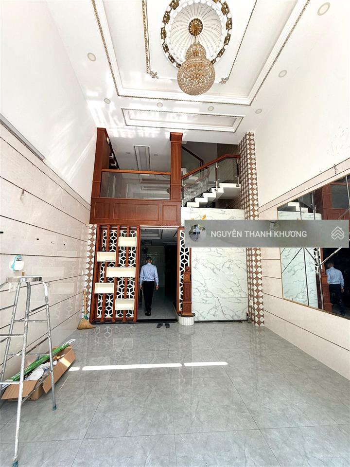 Cho thuê nhà hẻm xe tải quang trung, p10 gò vấp (4.5x15m) 3 lầu  nở hậu 6m  full nội thất