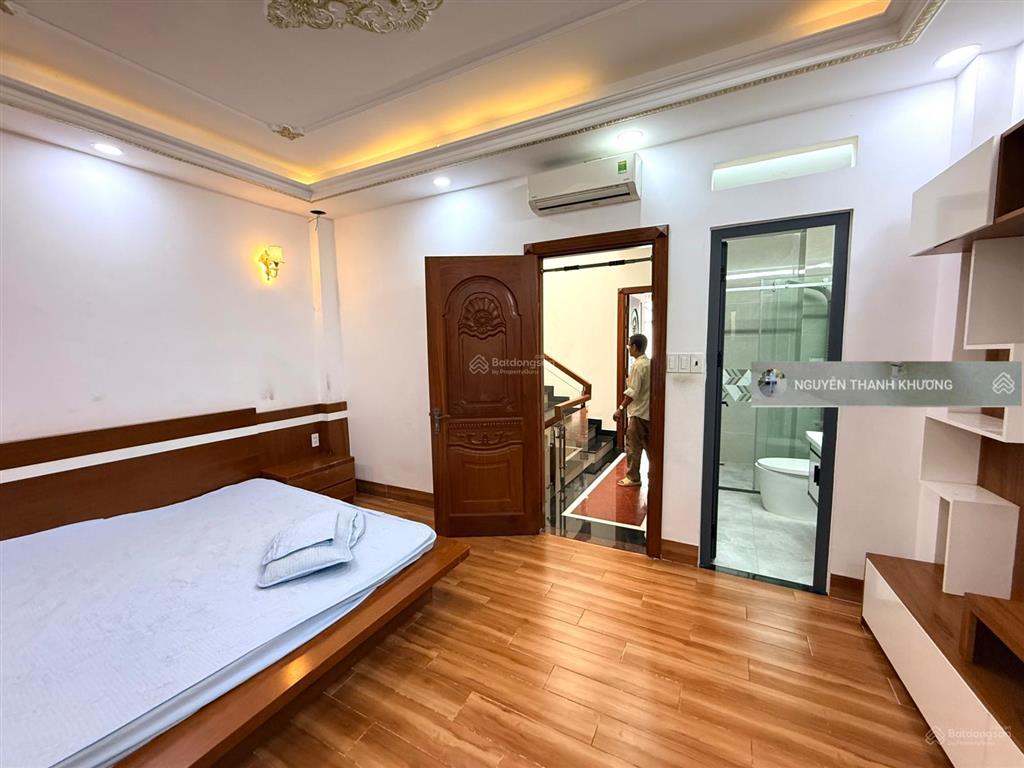 Cho thuê nhà hẻm xe tải quang trung, p10 gò vấp (4.5x15m) 3 lầu  nở hậu 6m  full nội thất