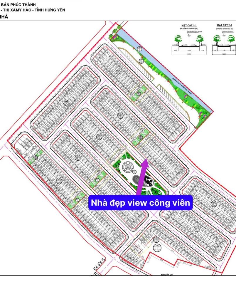 Bán nhà 4 tầng view công viên đô thị phúc thành bần, mỹ hào, hưng yên.  0978 503 ***
