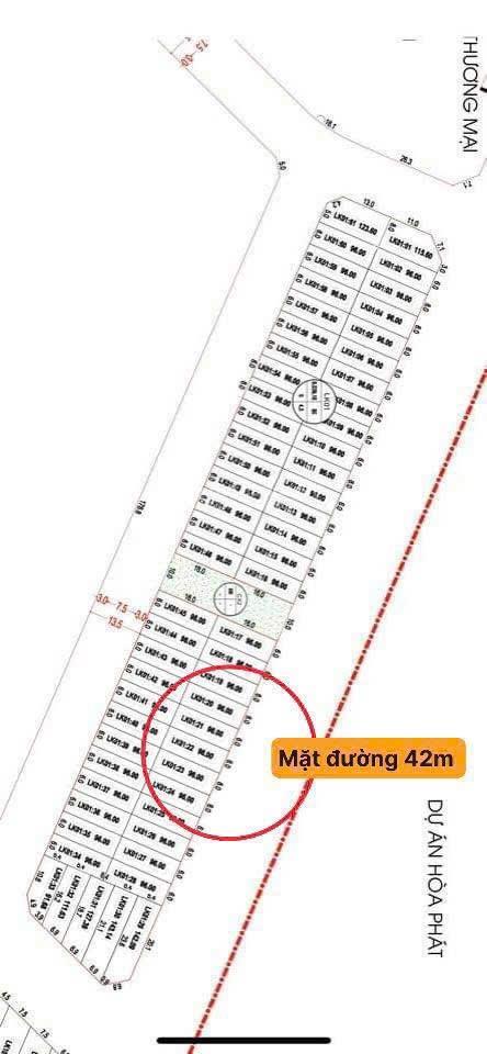 Hiếm bán lô đất vị trí đẹp mặt đường 42m tại giãn dân phú đa, mỹ hào, hưng yên