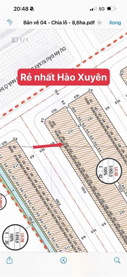 Hiếm bán lô đất 90m2 vị trí đẹp tại hào xuyên, tân lập, yên mỹ, hưng yên